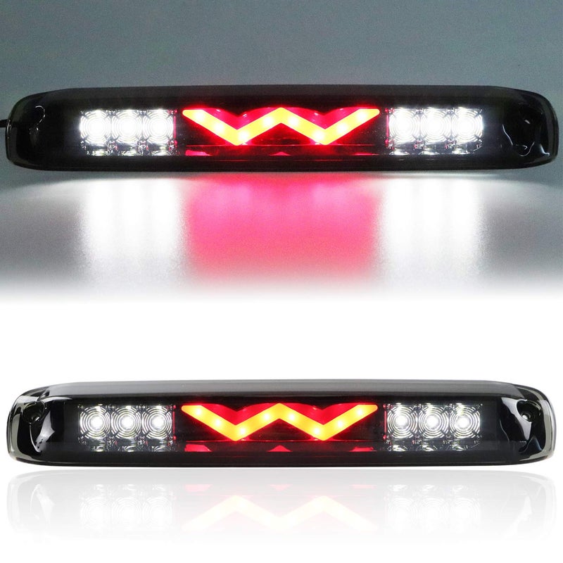 Tresound LED Third 3rd Brake Light Compatible with 1999-2007 Silverado GMC Sierra 1500 2500 3500 HD Classic, Rear Cargo Lamp High Mount Stop light Reverse Light (Smoke) - Image 1